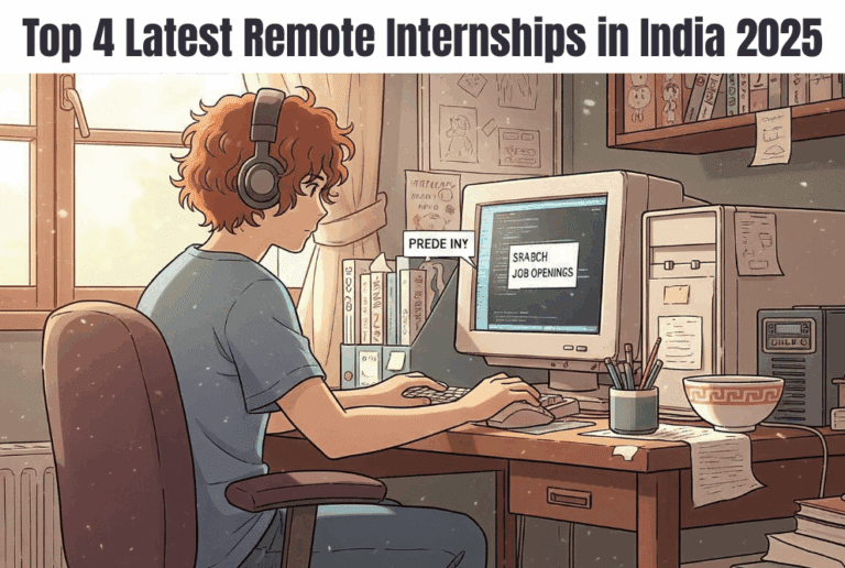 Top 4 Latest Remote Internships in India 2025