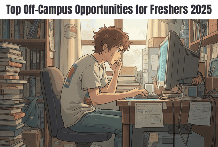 Top Off-Campus Opportunities for Freshers 2025