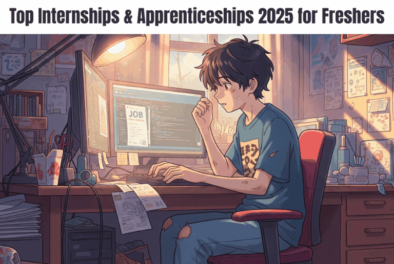 Top Internships & Apprenticeships 2025 for Freshers