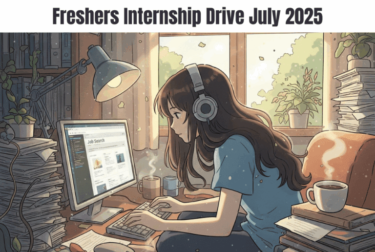 Freshers Internship Drive July 2025
