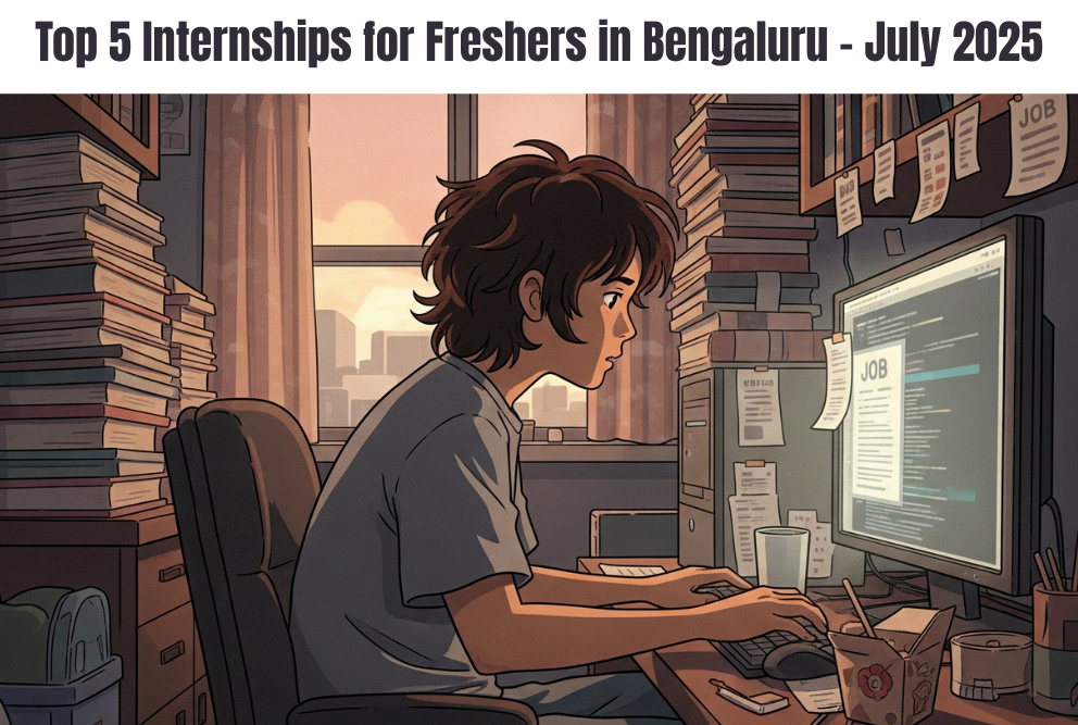 Top 5 Internships for Freshers in Bengaluru – July 2025