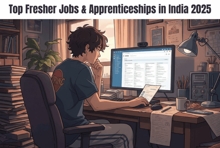 Top Fresher Jobs & Apprenticeships in India 2025