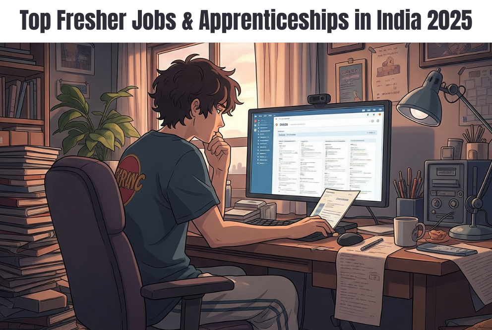 Top Fresher Jobs & Apprenticeships in India 2025