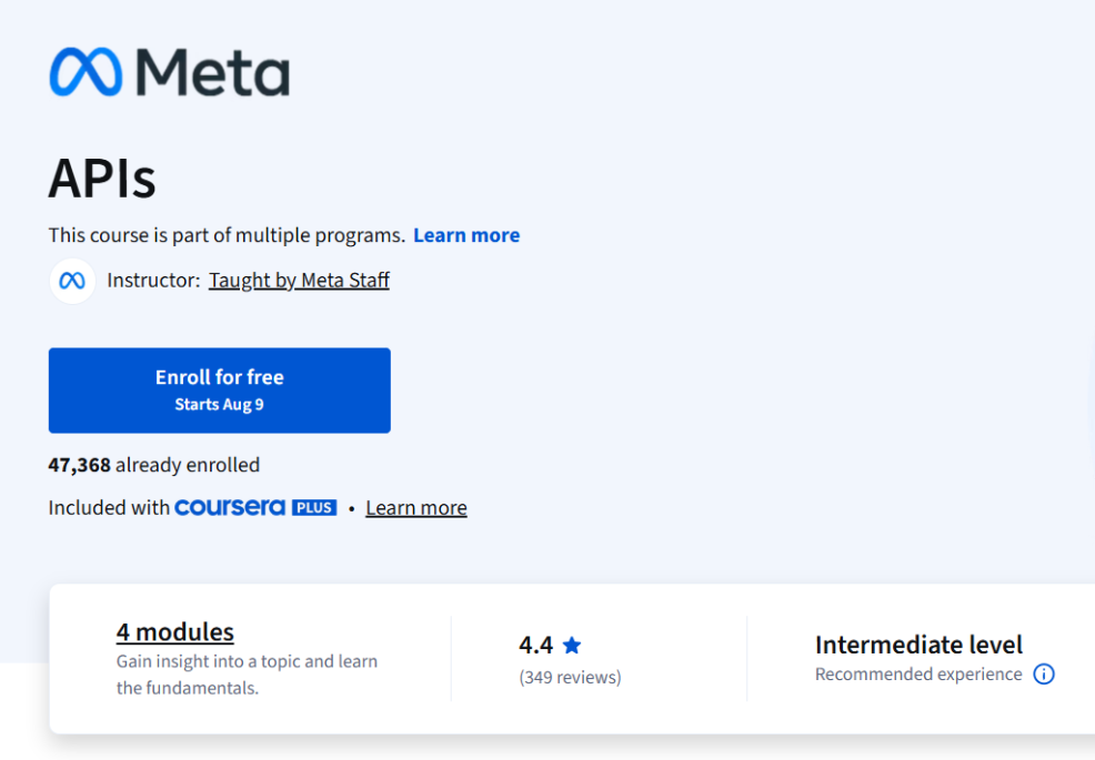 Meta Launches FullStack Developer Courses 2025
