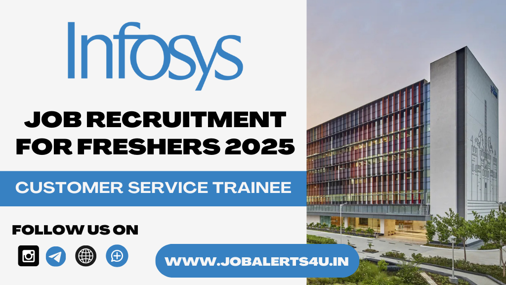Infosys BPM is hiring Customer Service Trainee 2025