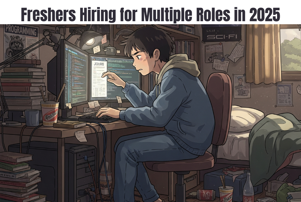 Freshers Hiring for Multiple Roles in 2025