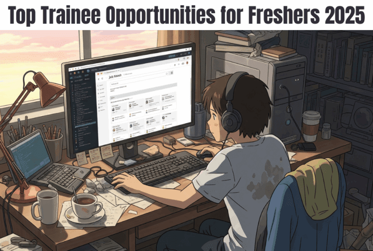 Top Trainee Opportunities for Freshers 2025