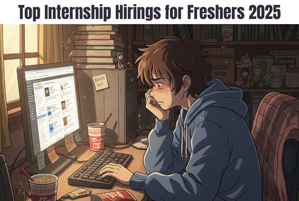 Top Internship Hirings for Freshers 2025