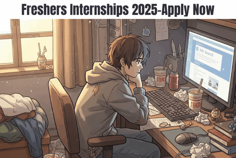 Freshers Internships 2025–Apply Now