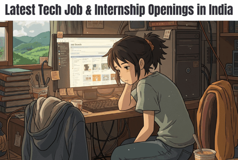 Latest Tech Job & Internship Openings in India