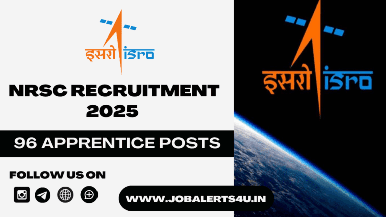 ISRO NRSC Recruitment 2025