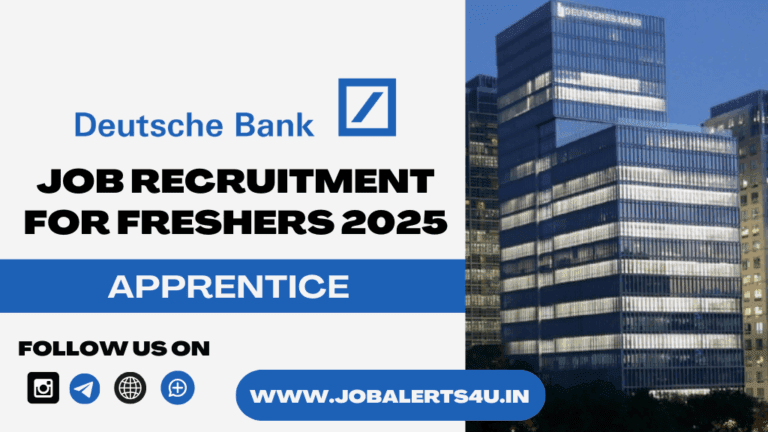 Deutsche Bank Hiring 2025