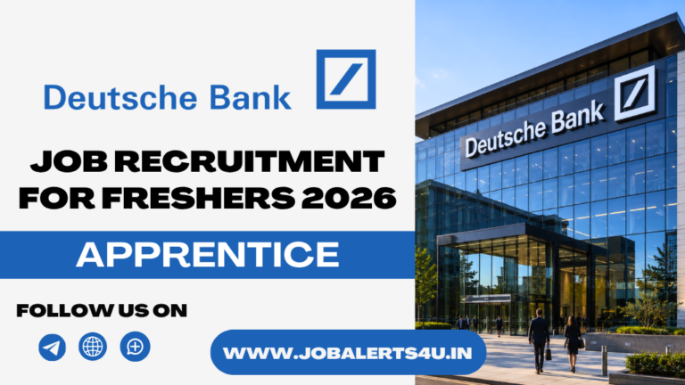 Deutsche Bank Apprentice Hiring 2026
