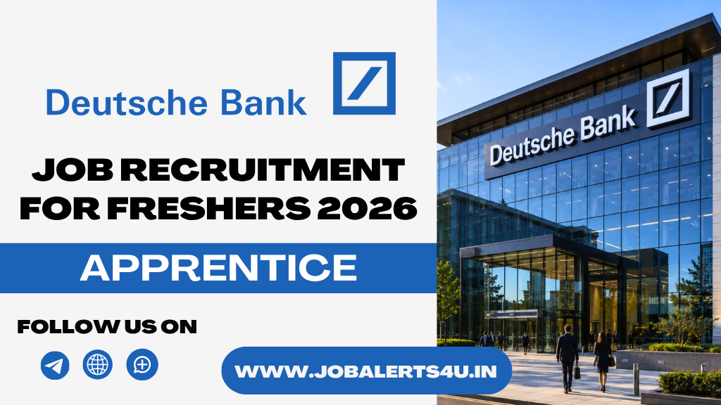 Deutsche Bank Apprentice Hiring 2026