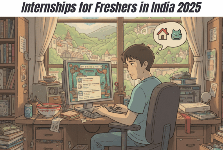 Internships for Freshers in India 2025