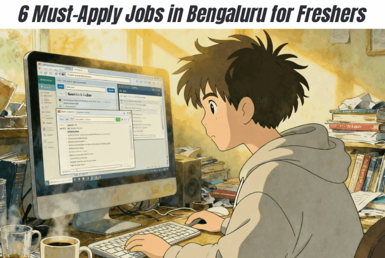 6 Must-Apply Jobs in Bengaluru for Freshers
