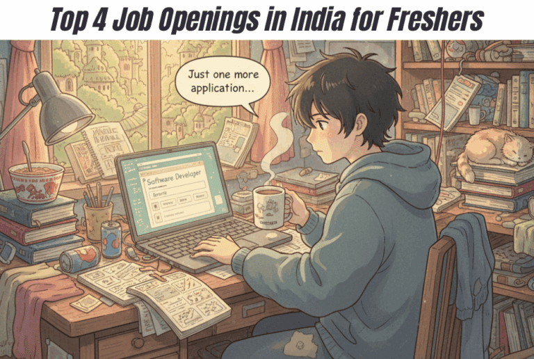Top 4 Job Openings in India for Freshers