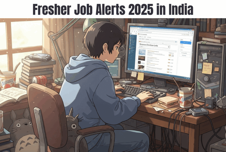 Fresher Job Alerts 2025 in India