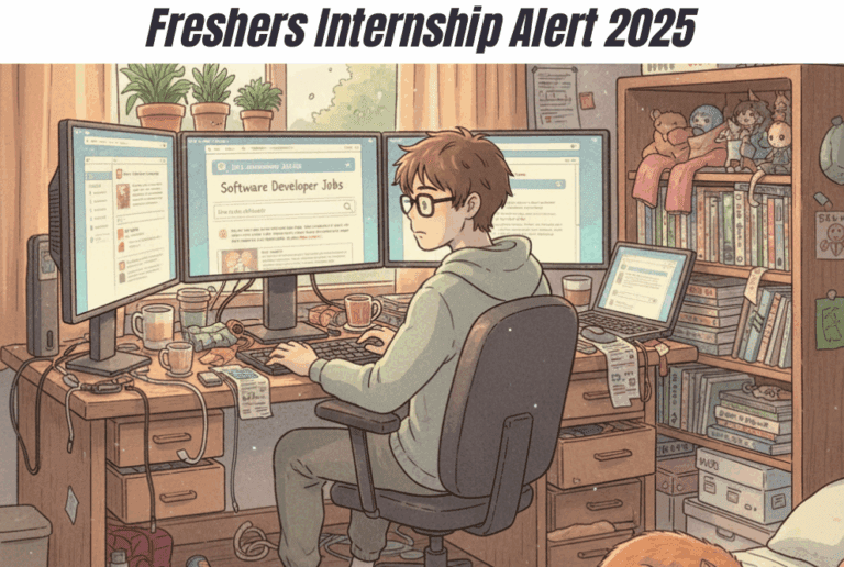 Freshers Internship Alert 2025