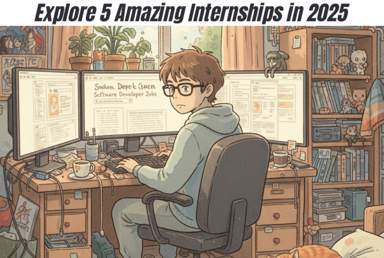 Explore 5 Amazing Internships in 2025