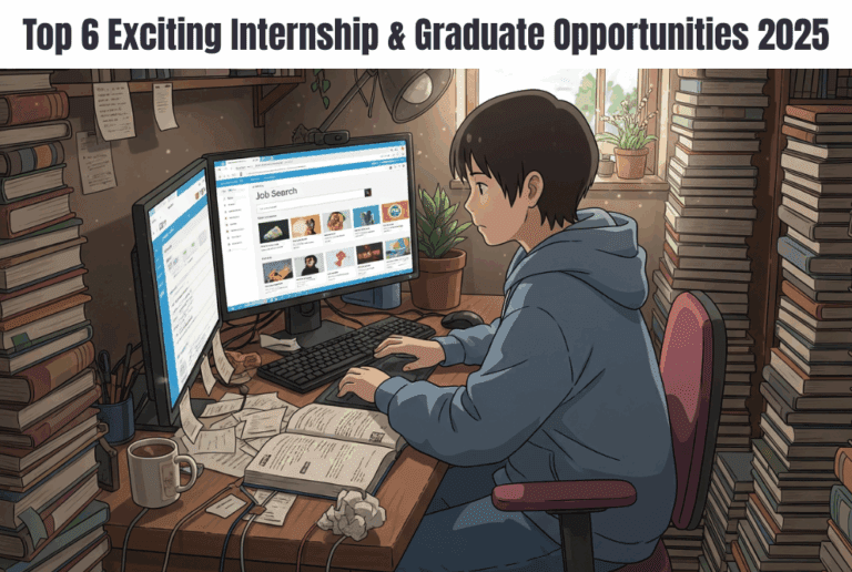 Top 6 Exciting Internship & Graduate Opportunities 2025