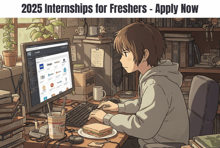 2025 Internships for Freshers