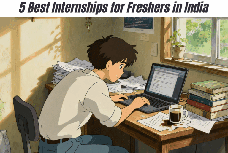 5 Best Internships for Freshers in India