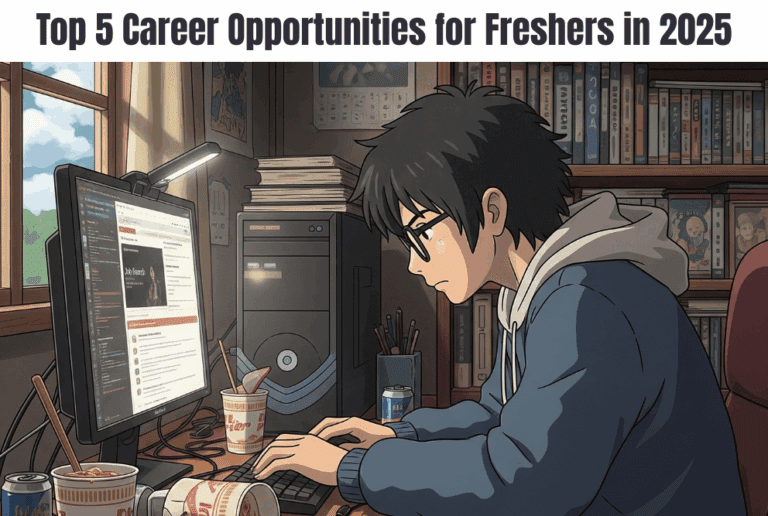 Top 5 Career Opportunities for Freshers in 2025