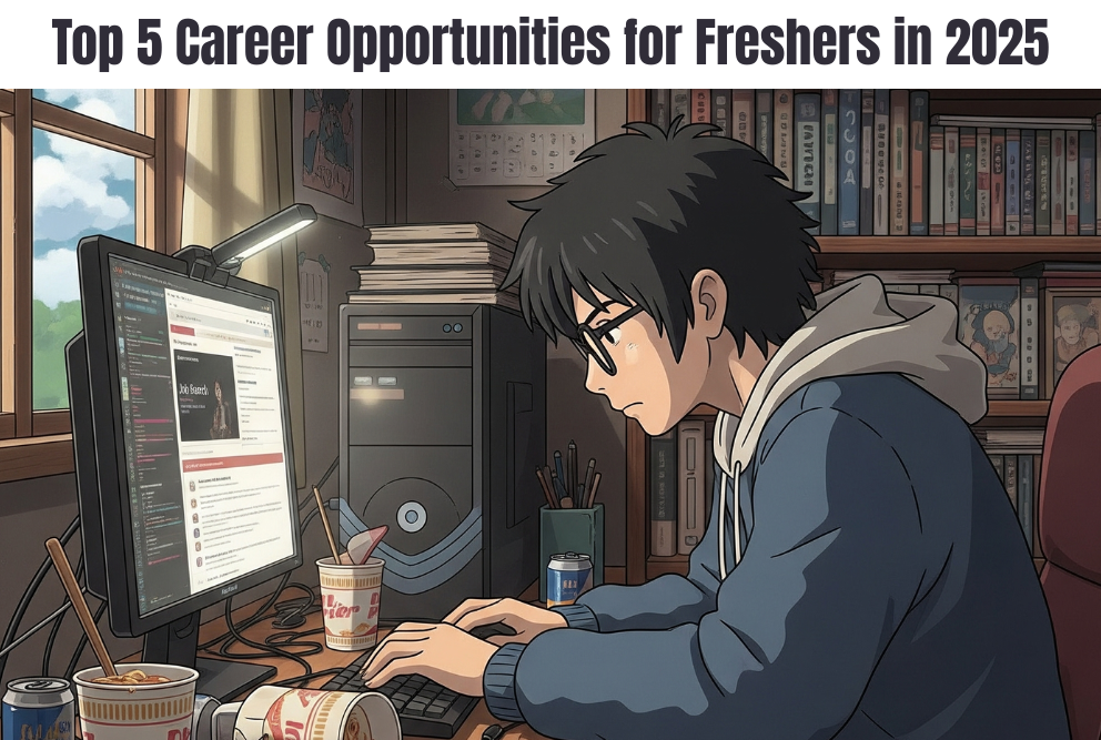 Top 5 Career Opportunities for Freshers in 2025
