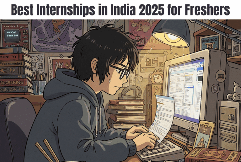 Best Internships in India 2025 for Freshers