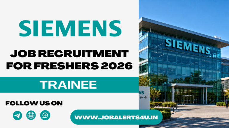 Siemens Trainee Hiring 2026