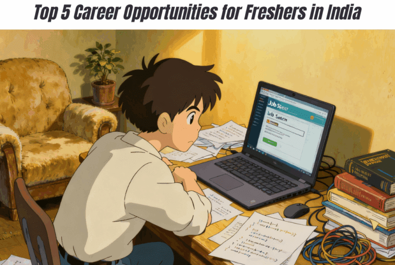 Top 5 Career Opportunities for Freshers in India