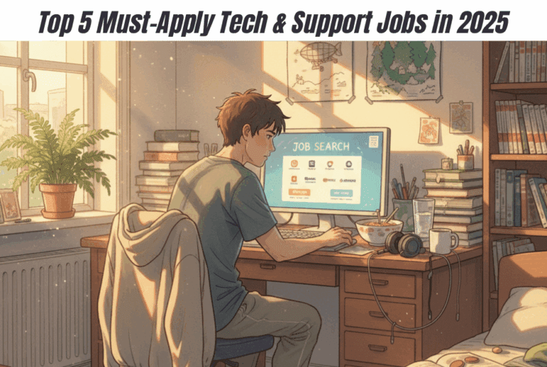Top 5 Must-Apply Tech & Support Jobs in 2025