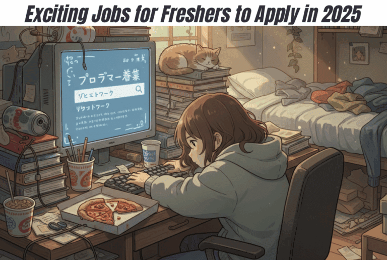 Exciting Jobs for Freshers to Apply in 2025