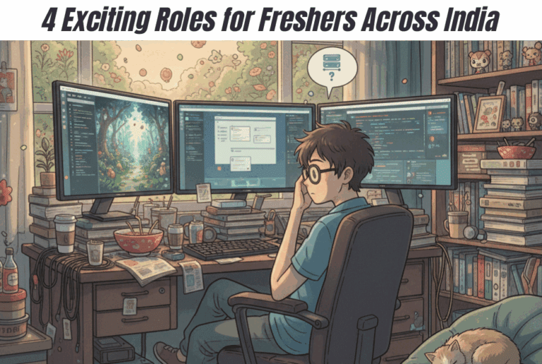4 Exciting Roles for Freshers Across India