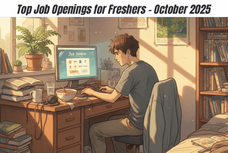 Top Job Openings for Freshers – October 2025