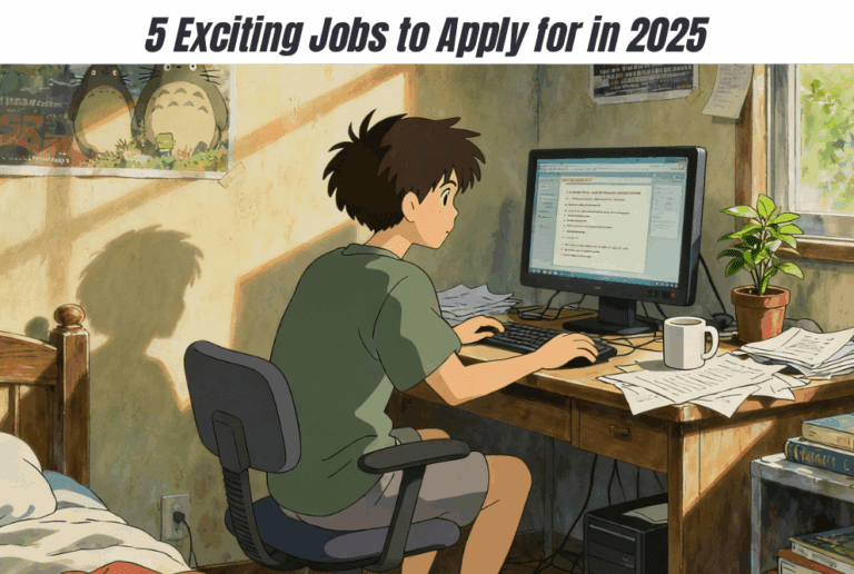 5 Exciting Jobs to Apply for in 2025