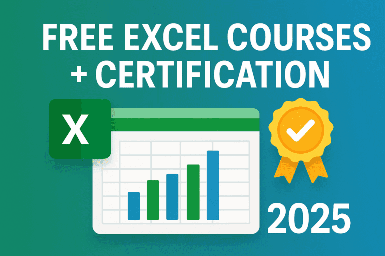 Best Free Excel Courses 2025