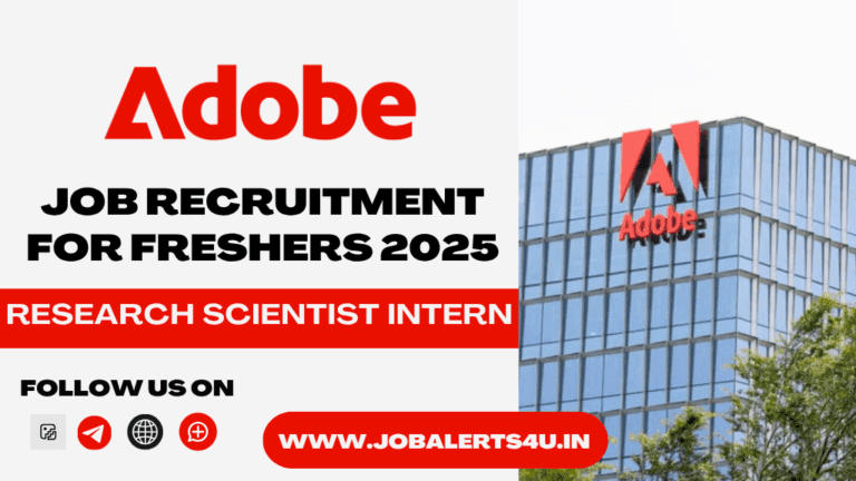 Adobe Research Scientist Internship 2026