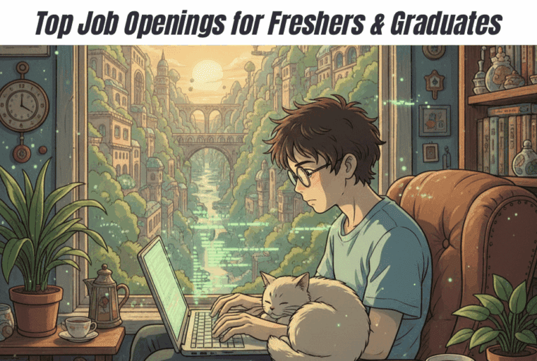 Top Job Openings for Freshers & Graduates