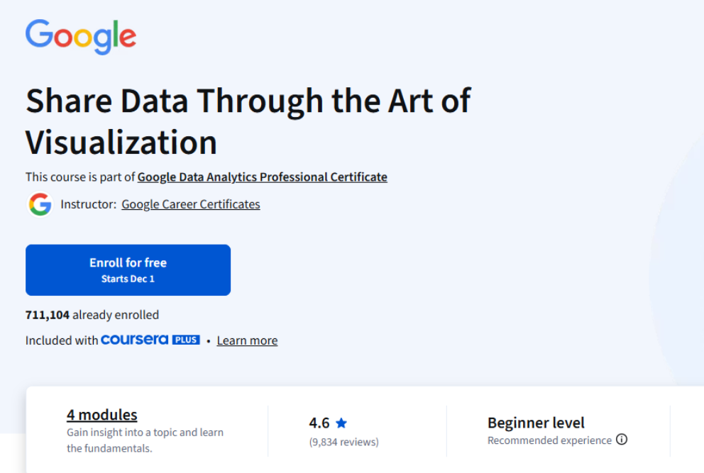 Google Launches Data Analytics Course 2025