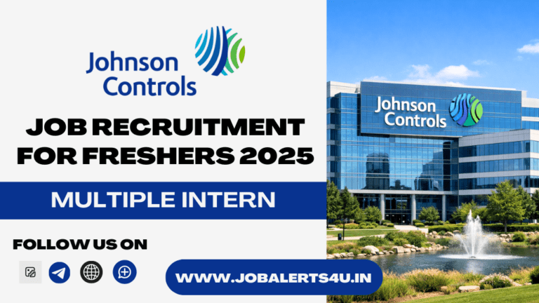 Johnson Controls Internship Openings 2025