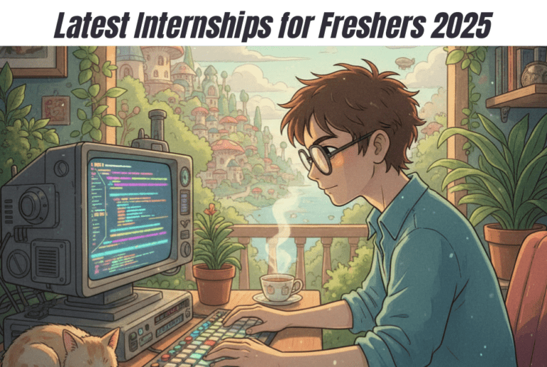 Latest Internships for Freshers 2025