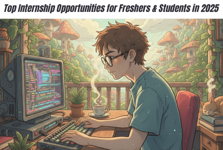 Top Internship Opportunities for Freshers & Students in 2025
