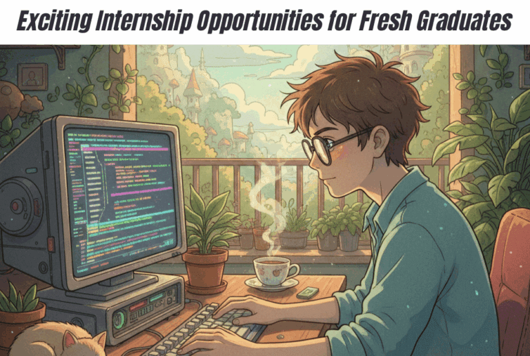 Exciting Internship Opportunities for Fresh Graduates