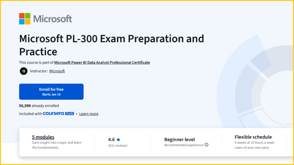 Microsoft Power BI Data Analyst Certification Courses 2026