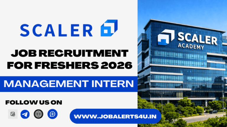 Scaler Academy Management Intern Hiring 2026