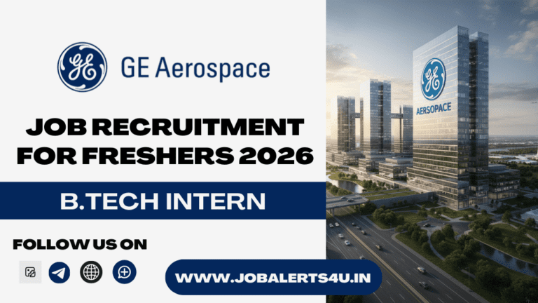GE Aerospace B.Tech Intern Hiring 2026