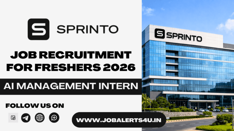 Sprinto AI Management Intern Hiring 2026