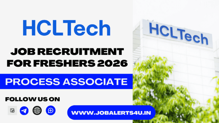 HCLTech Process Associate Hiring 2026